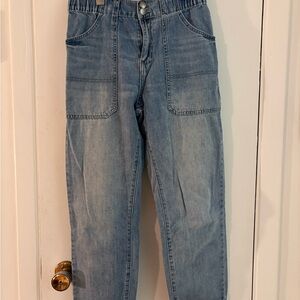 Woman Light Blue Jeans